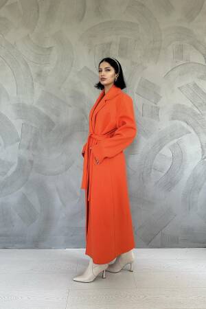 Belted Midi Coat - Elisa - Globality Store - Women Clothes Wholesale Turkey