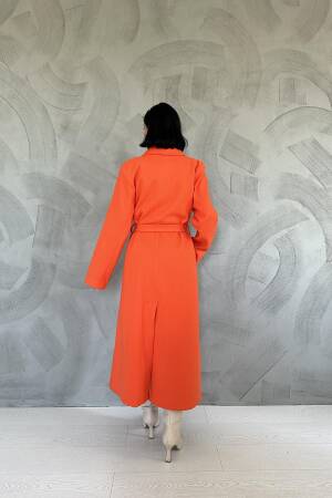 Belted Midi Coat - Elisa - Globality Store - Women Clothes Wholesale Turkey