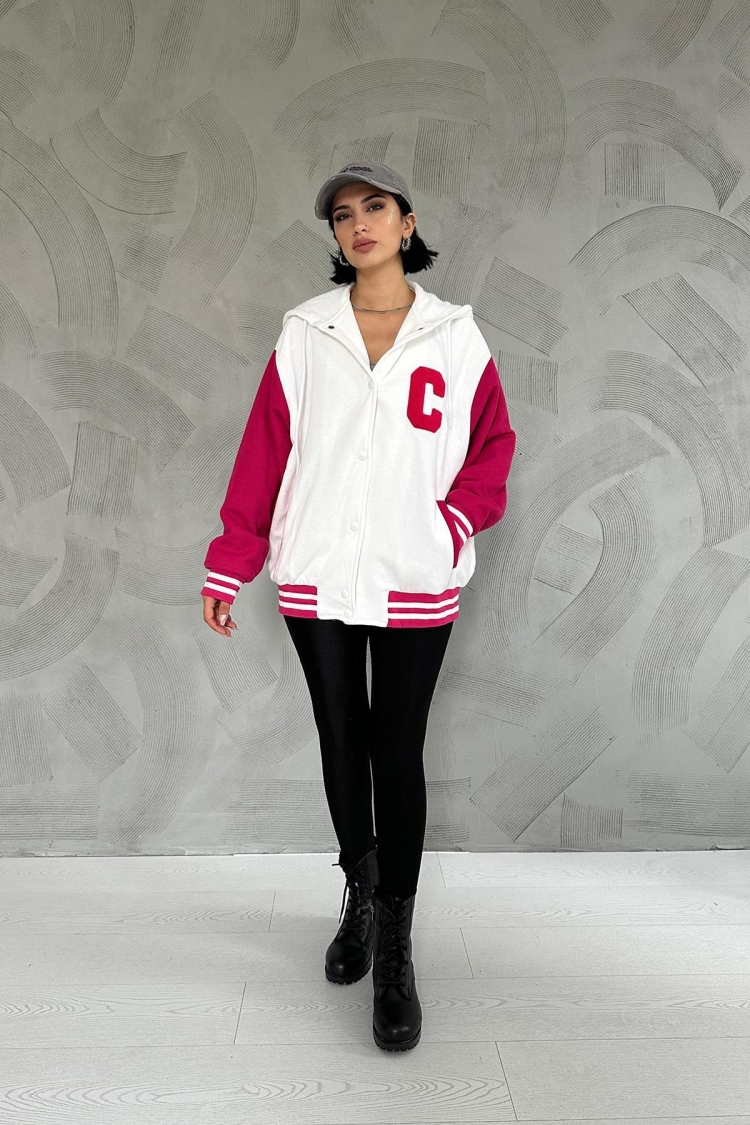 Hooded College Coat - Elisa - Globality Store - Women Clothes Wholesale Turkey