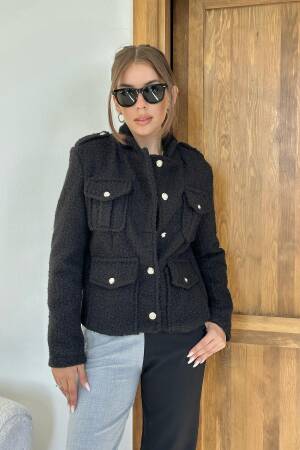 Soft Jacket With Pockets - Elisa - Globality Store - Women Clothes Wholesale Turkey