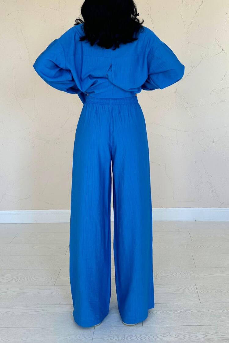 Alice Shirt And Loose Cut Trousers Set