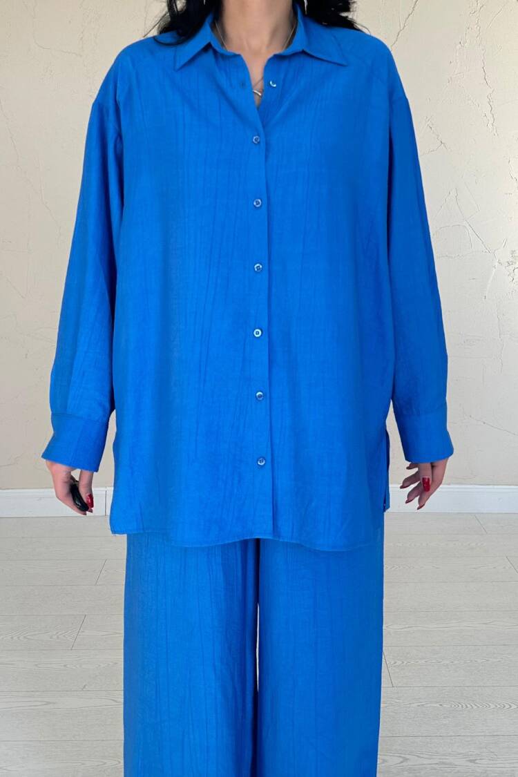 Alice Shirt And Loose Cut Trousers Set