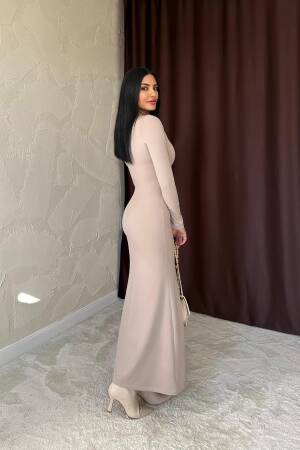 Bodycon Long Dress - Elisa - Globality Store - Women Clothes Wholesale Turkey