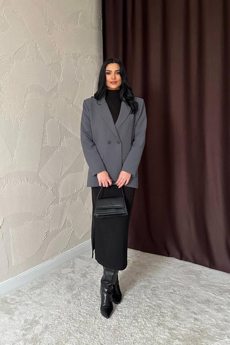 Blazer Jacket - Smoke
