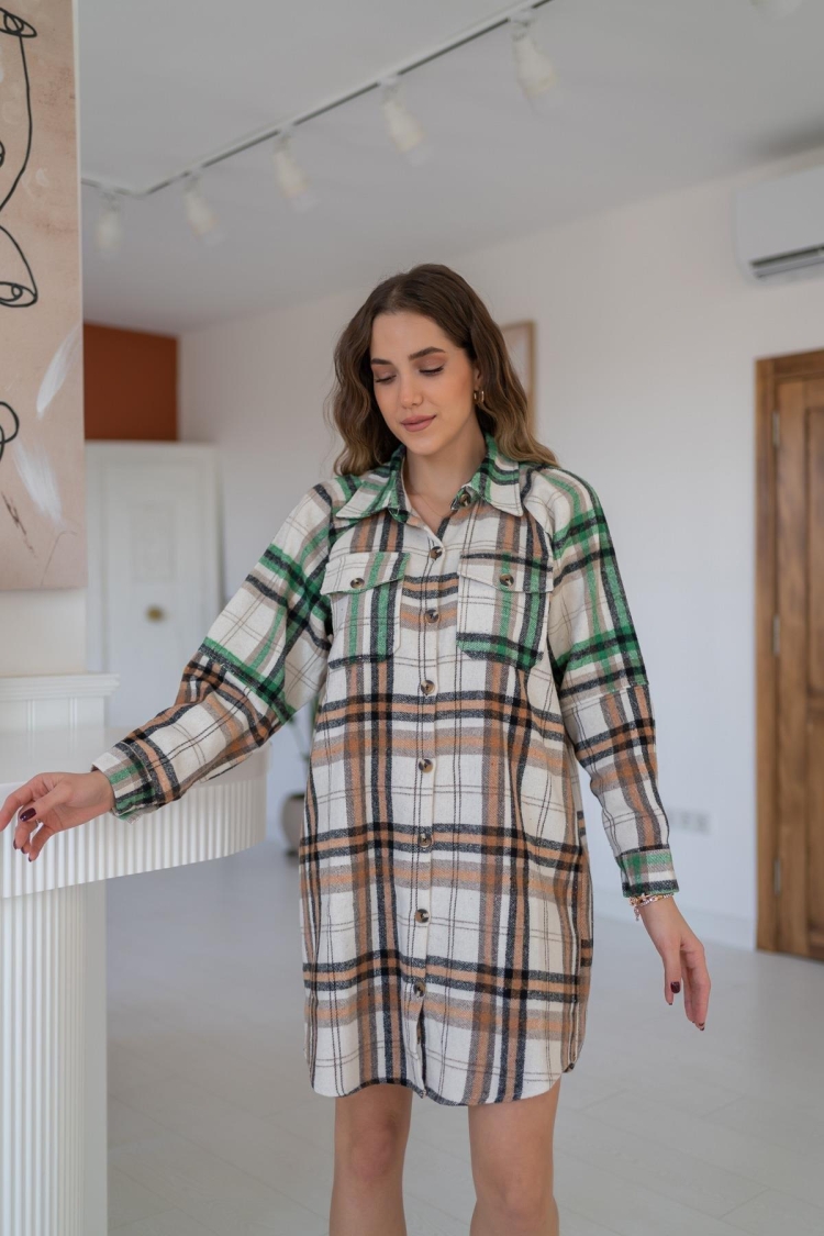 Lumberjack Shirt Dress