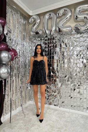 Bow Front Balloon Dress - Elisa - Globality Store - Women Clothes Wholesale Turkey