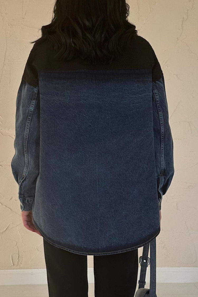Denim Garnish Jacket