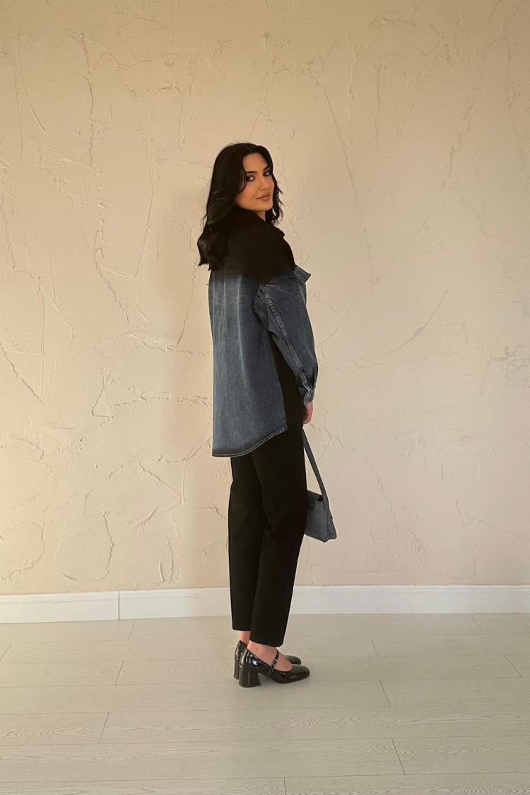 Denim Garnish Jacket