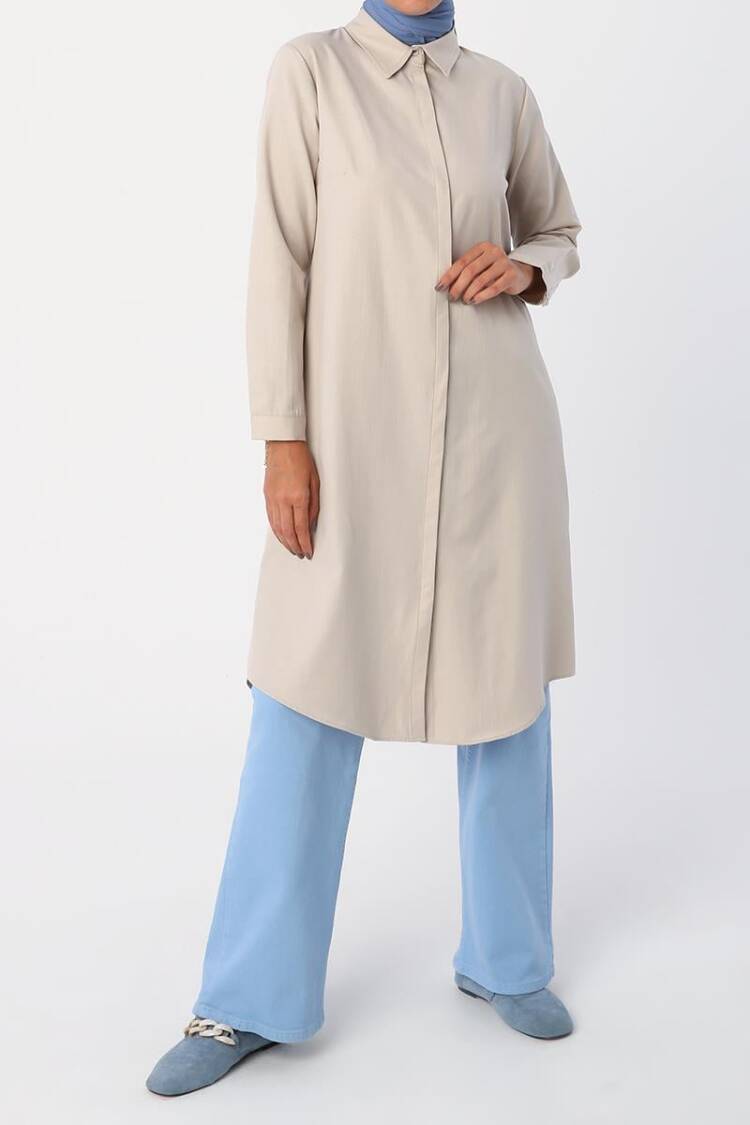 Modest Shirt - Allday - Globality Store - Women Clothes Wholesale Turkey