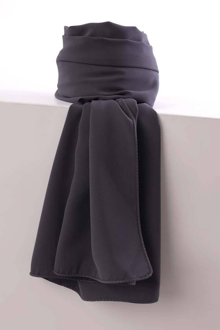Medina Silk Shawl - Gray