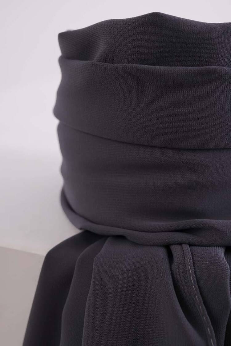 Medina Silk Shawl - Gray