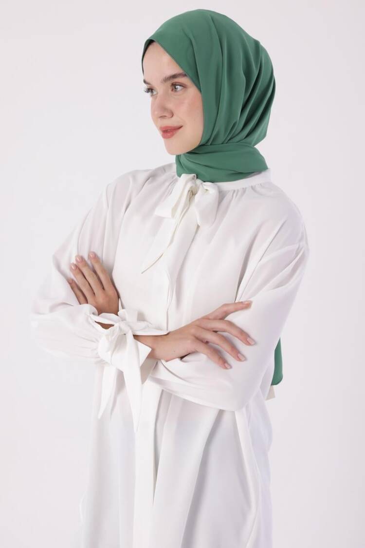 Medina Silk Shawl - Green - Allday - Globality Store - Women Clothes Wholesale Turkey