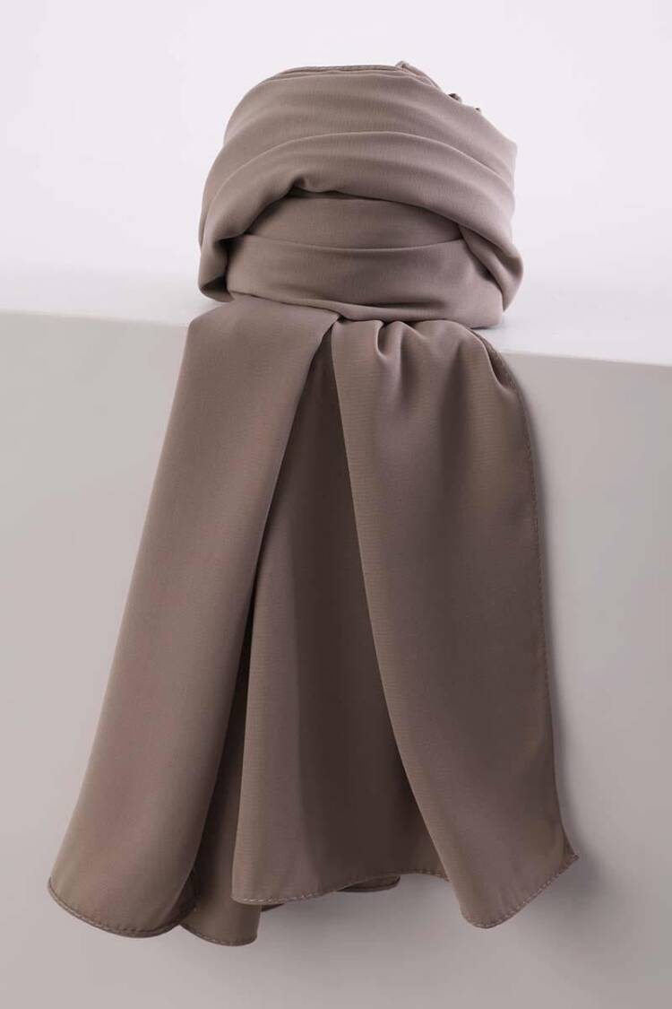 Medina Silk Shawl - Coffee With Milk