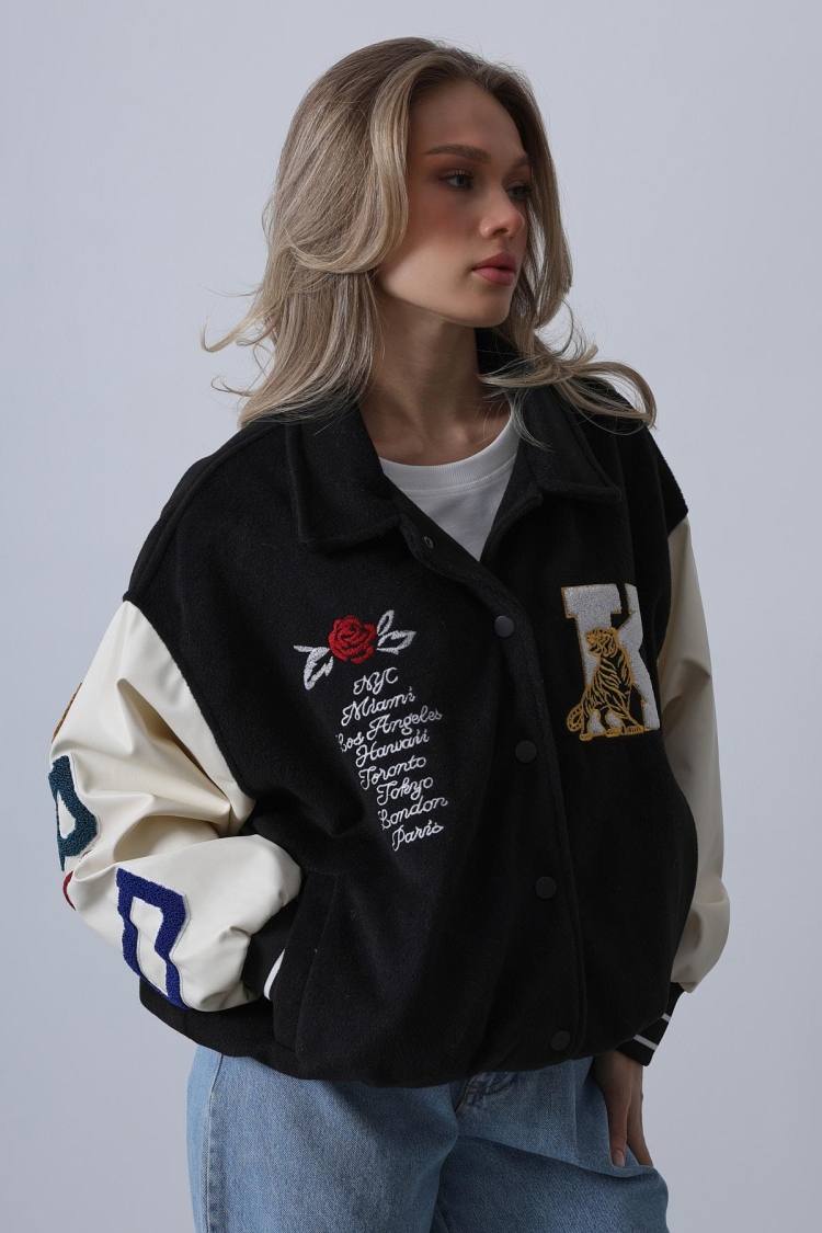 Cachet Biker Jacket - - Black