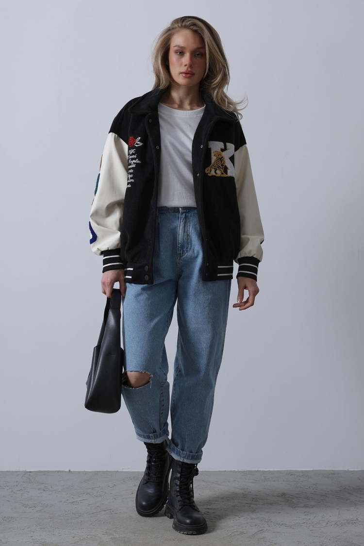 Cachet Biker Jacket - - Black