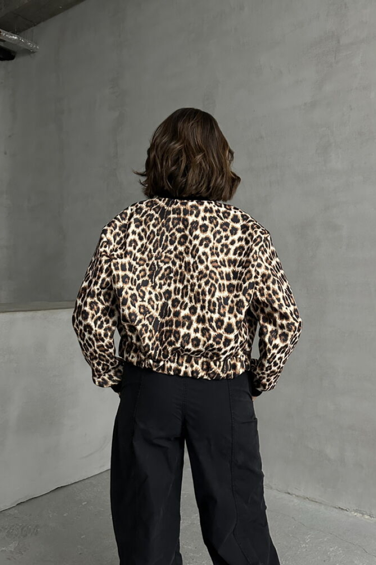 Leopard Pattern Cachet Coat