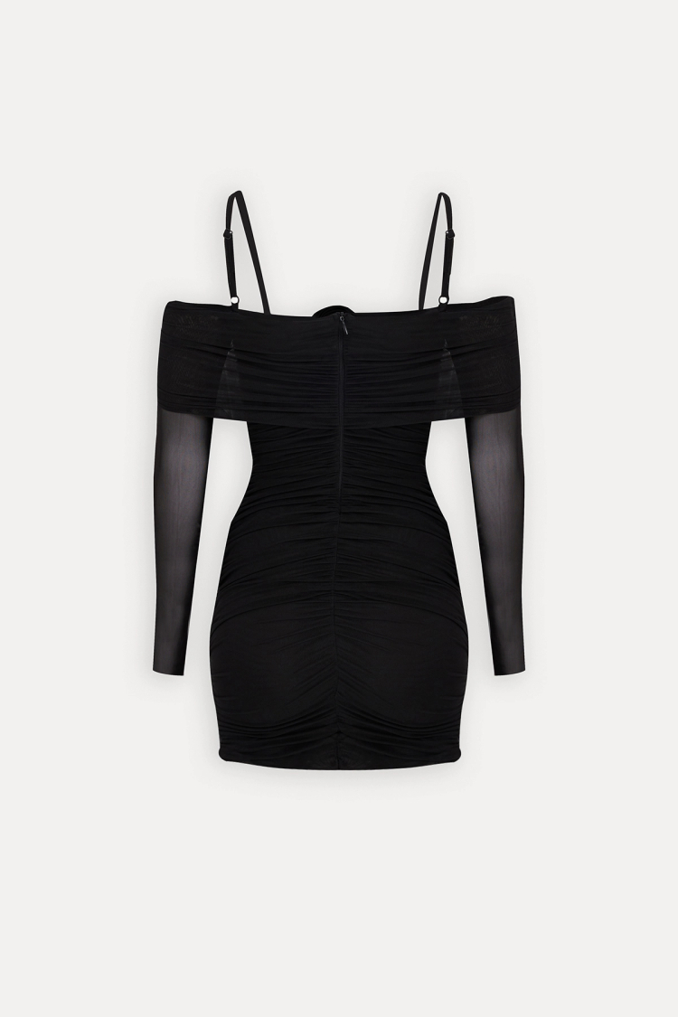 Strappy Rose Detail Dress