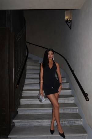 Back Detail Mini Dress - EYYO ATELIER - Globality Store - Women Clothes Wholesale Turkey