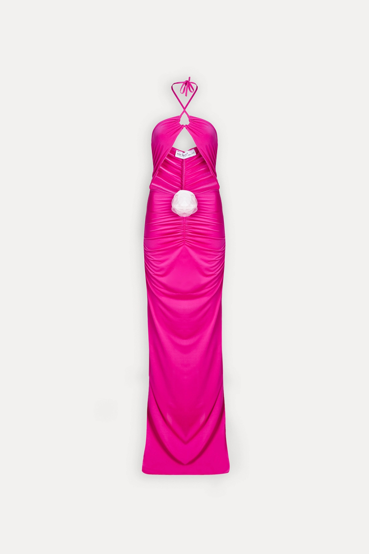 Back Detail Dress - EYYO ATELIER - Globality Store - Women Clothes Wholesale Turkey