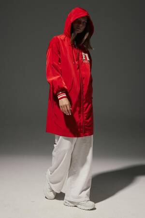 Hooded Long Women's College Trench Coat - Levure - Globality Store - Women Clothes Wholesale Turkey