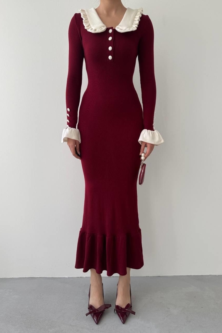Sura Baby Collar Dress