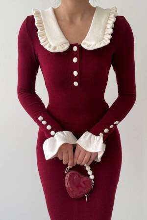 Sura Baby Collar Dress - Etika - Globality Store - Women Clothes Wholesale Turkey
