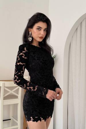 Suff Flower Detail Dress - Etika - Globality Store - Women Clothes Wholesale Turkey