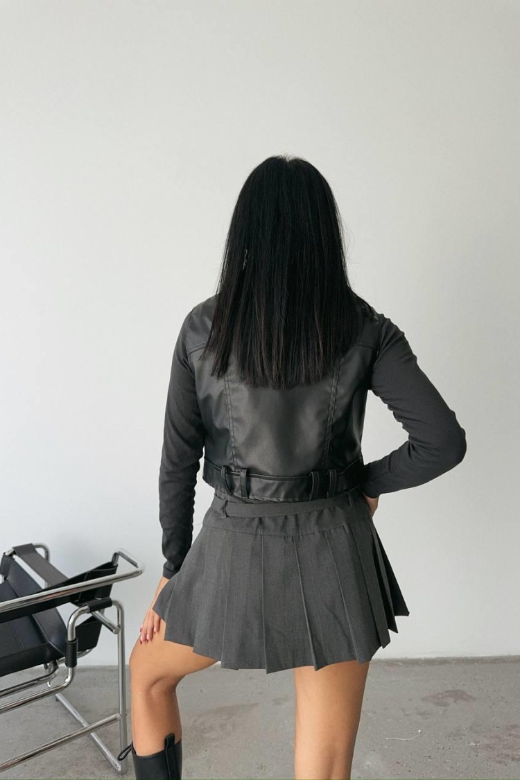 Vintage Leather Vest With Pockets