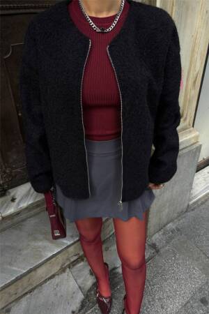 Zippered Cachet Jacket - Ello - Globality Store - Women Clothes Wholesale Turkey