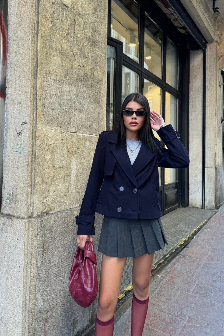 Cachet Button Detail Jacket