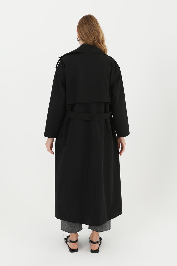 Women's Pocket Accessory Detailed Trench