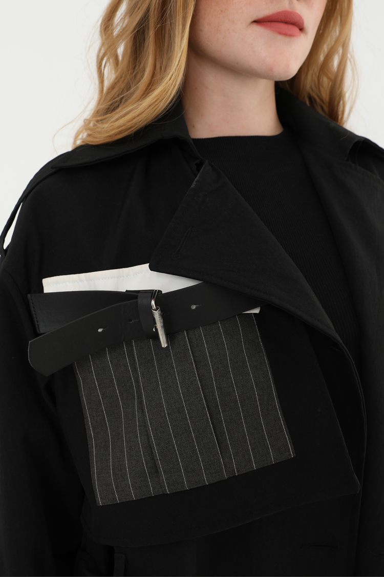 Women's Pocket Accessory Detailed Trench
