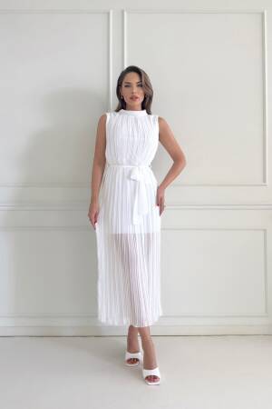 Multi Chiffon Dress - STEPS - Globality Store - Women Clothes Wholesale Turkey