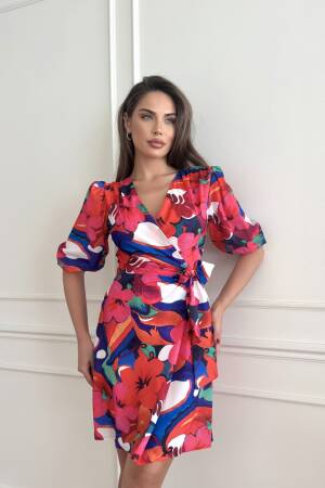 Moss Crepe Floral Dress - STEPS - Globality Store - Women Clothes Wholesale Turkey
