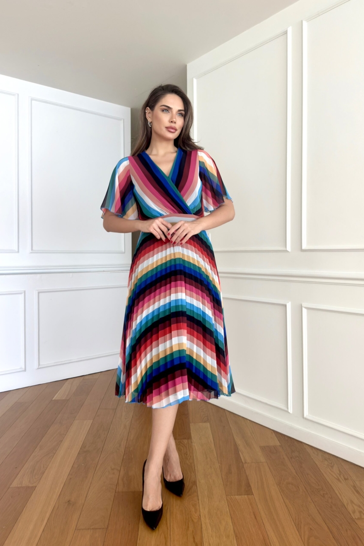 Multi Chiffon Dress
