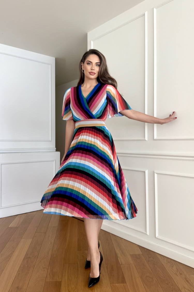 Multi Chiffon Dress