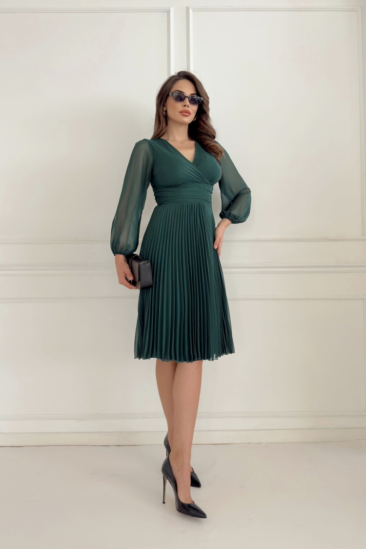 Plain Multi Chiffon Dress