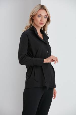 Waist Belted Sweatshirt Jacket - Sortie Collection - Globality Store - Women Clothes Wholesale Turkey