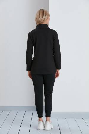 Waist Belted Sweatshirt Jacket - Sortie Collection - Globality Store - Women Clothes Wholesale Turkey