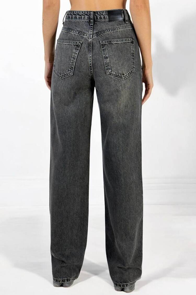 High Waist Loose Fit Jeans