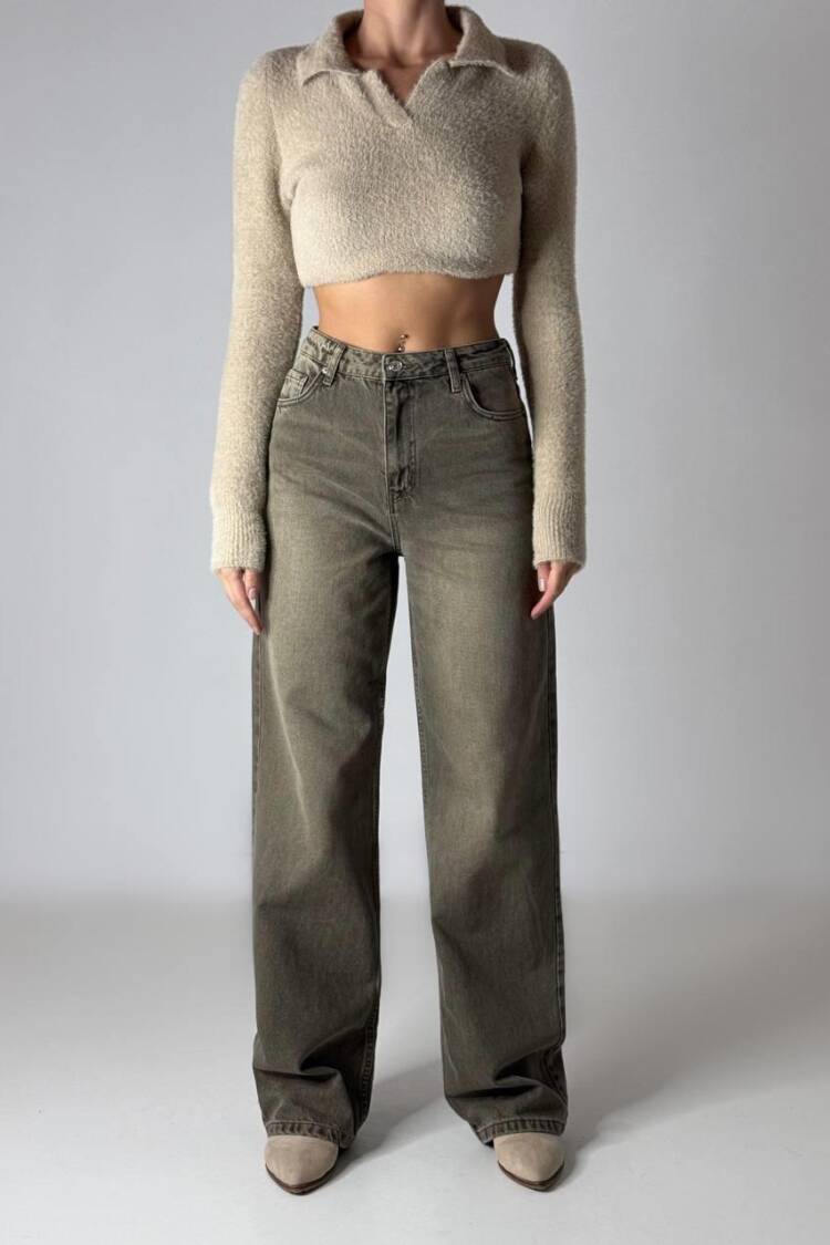 High Waist Loose Fit Jeans