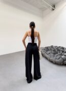 230 Gr Poly Viscose Full Lycra Pleated Palazzo Pants - Ouz Fashion - Globality Store - Women Clothes Wholesale Turkey