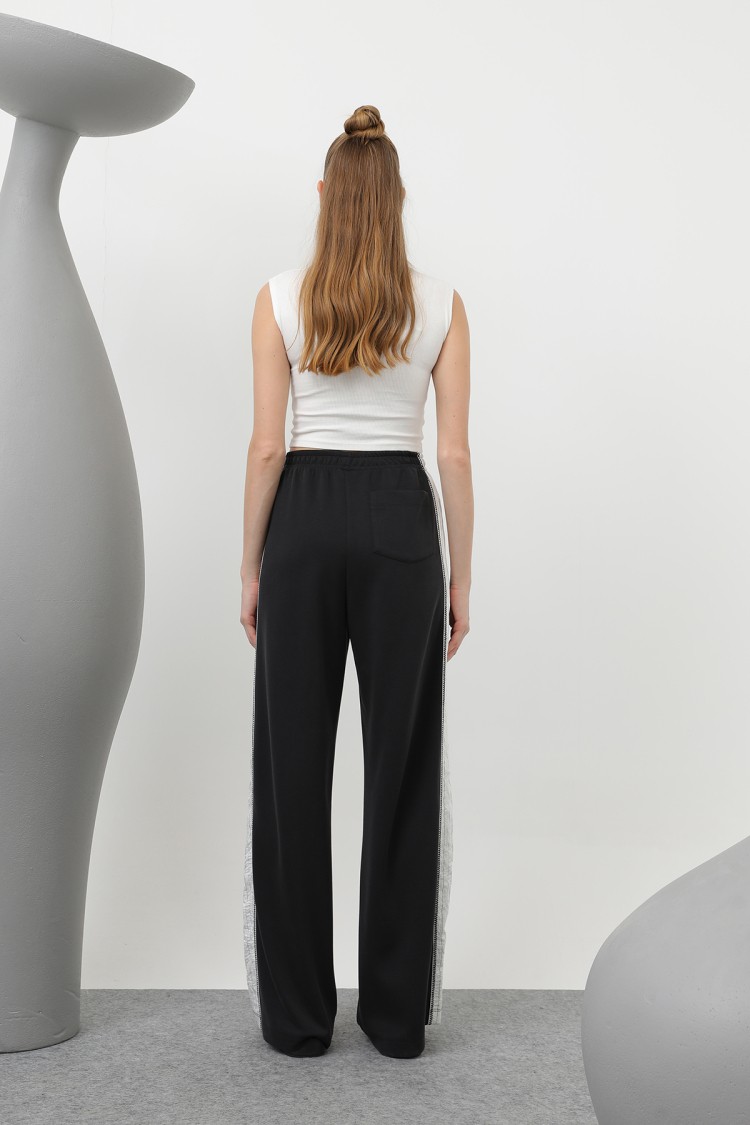 Women's Stripe Garnished Pants