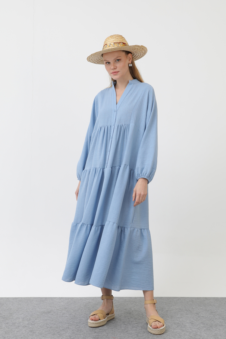 Women's Linen Dress - SOUL - Globality Store - Women Clothes Wholesale Turkey