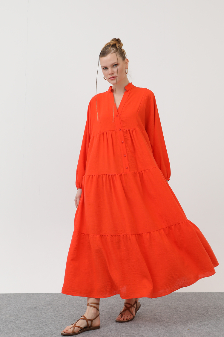 Women's Linen Dress - SOUL - Globality Store - Women Clothes Wholesale Turkey