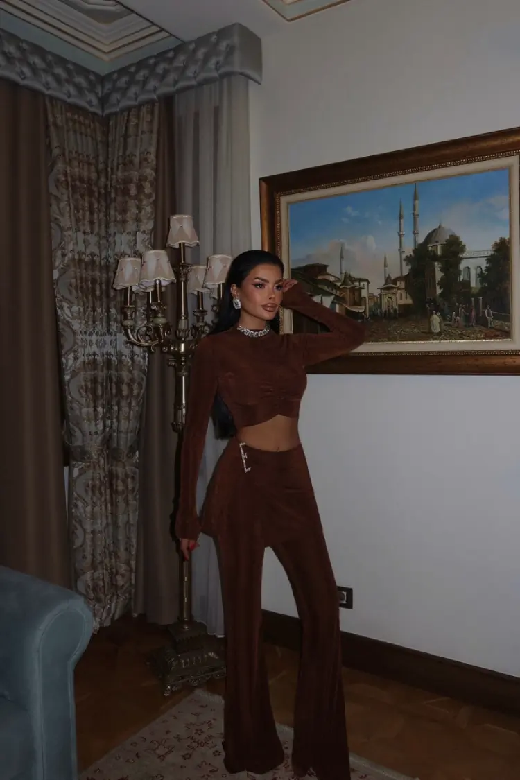 Slit Detail Trousers Suit