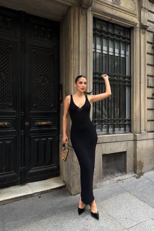 Strappy Knitwear Dress - Ezgi Nisantasi - Globality Store - Women Clothes Wholesale Turkey