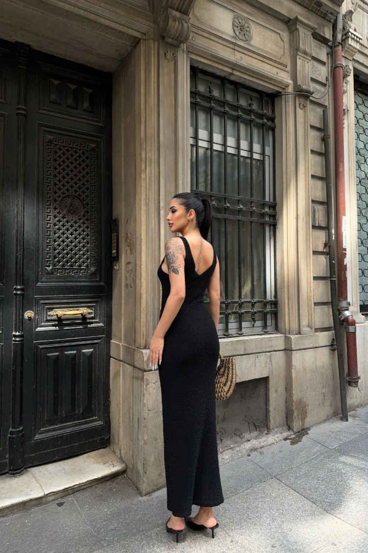 Strappy Knitwear Dress