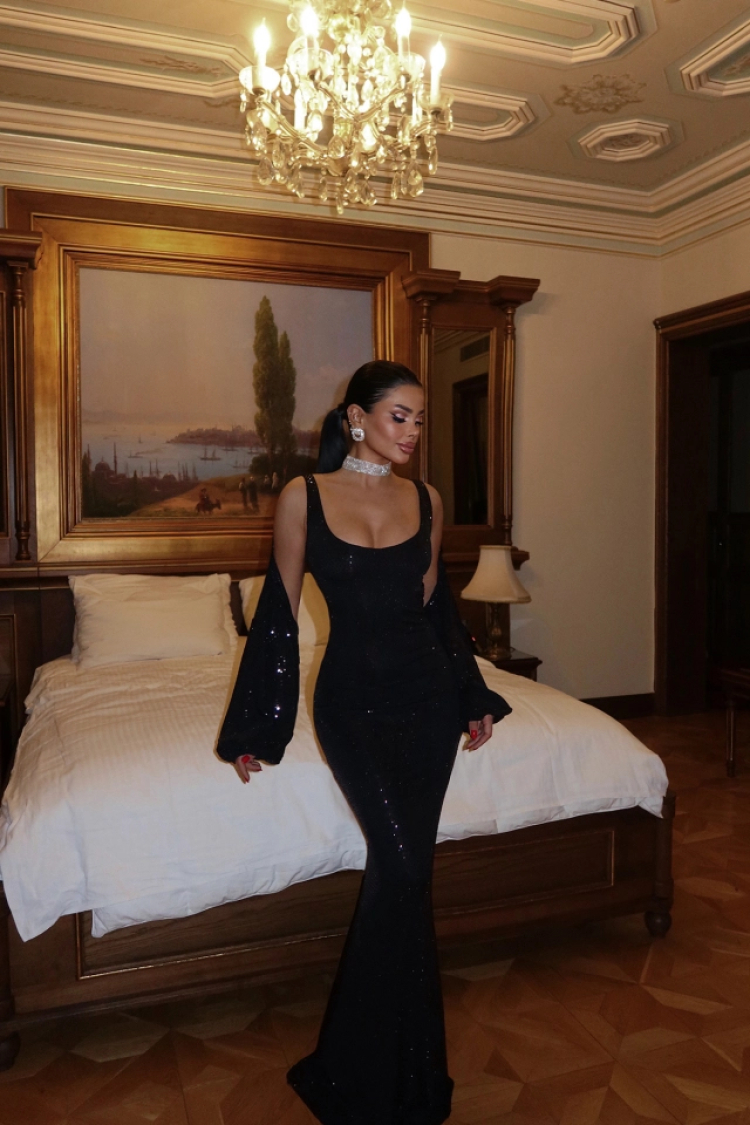 Long Dress WithStones