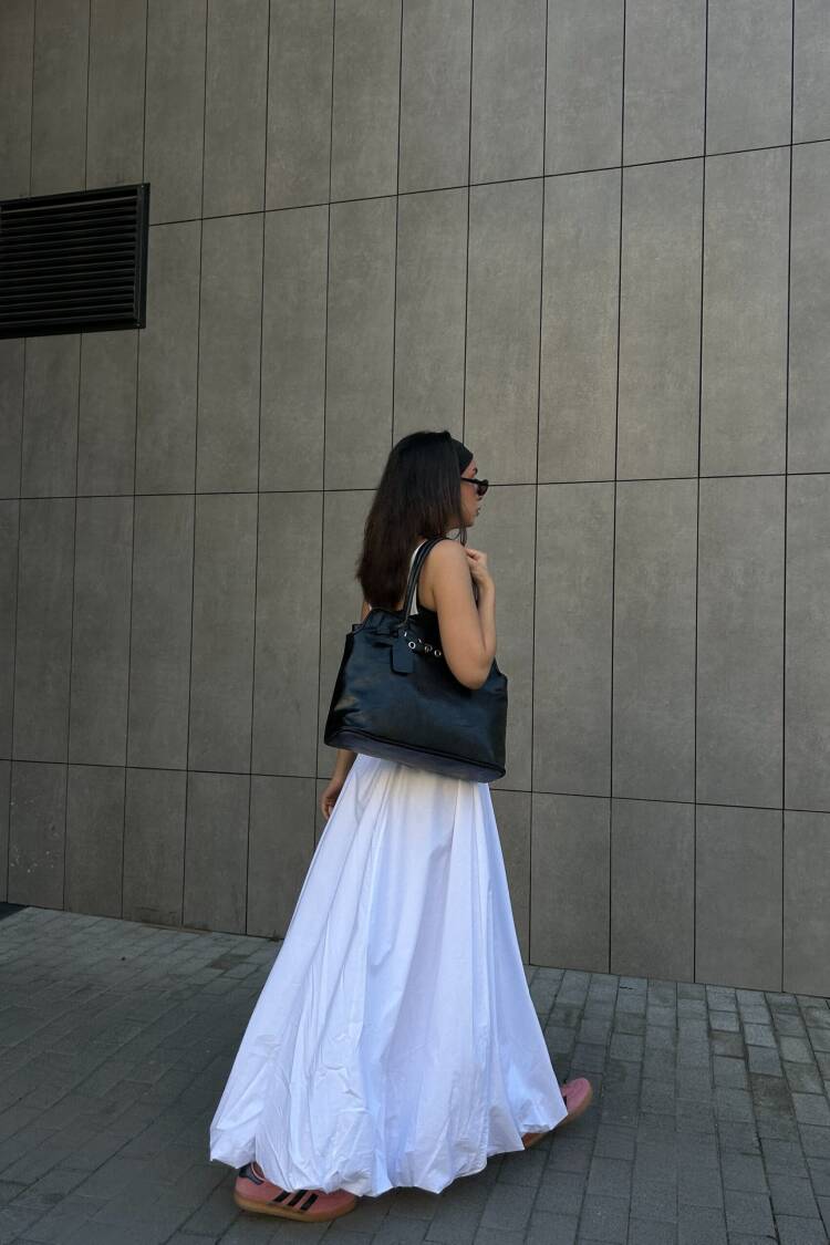 Elastic Long Balloon Skirt 29004